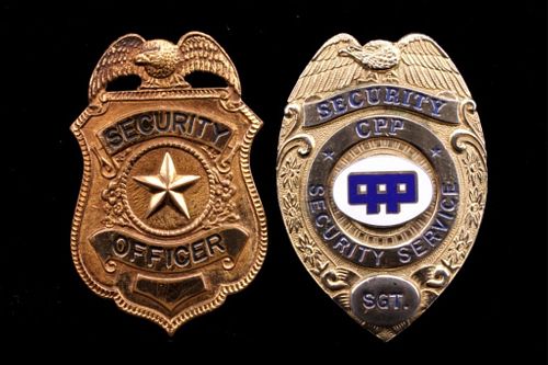 CCP Security Sergeant & Security Officer Badges