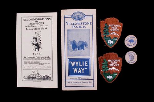 Yellowstone Park Tourist Pamphlets & Memorabilia