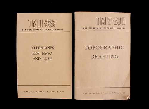 War Department Topographic Drafting Manuals