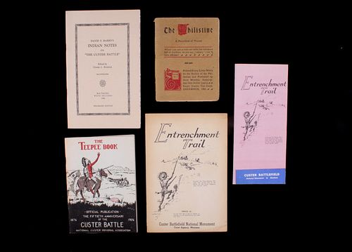Custer Battlefield Booklets 1905-1969