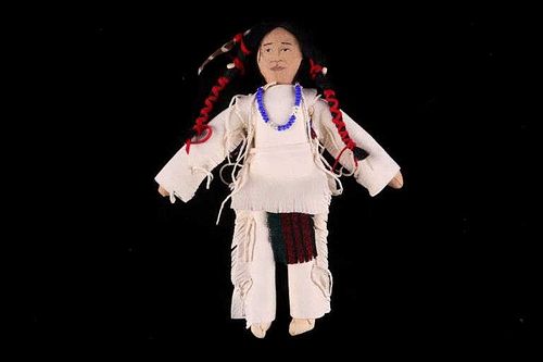 Lakota Sioux Beaded Hide Doll c. 2019