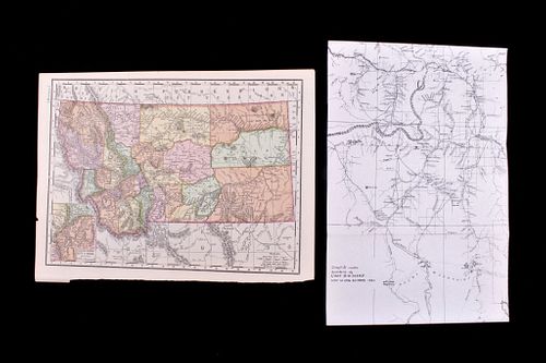 Late 1800's Montana Maps