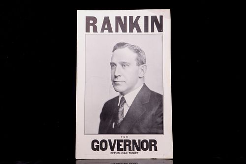 Rankin for Governor Republican Political Poster