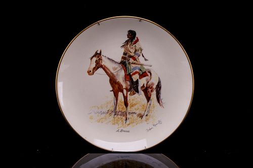 Frederic Remington "A Breed" Gorham China Plate