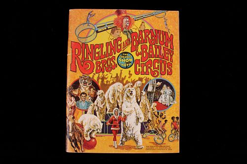 Ringling & Barnum Bros & Bailey Circus Program