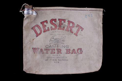 Desert Canvas Camping Water Bag