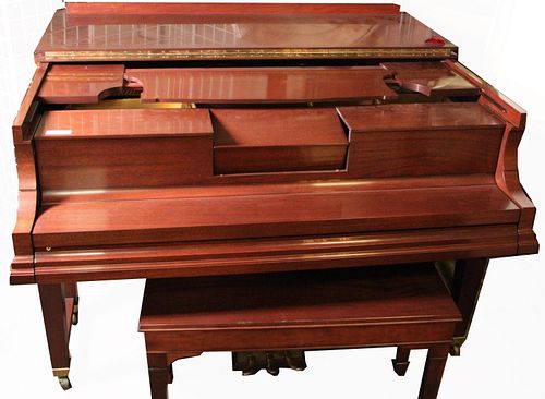 1917 STEINWAY & SONS BABY GRAND PIANO