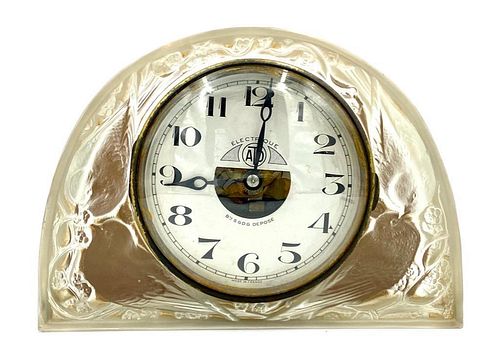 Rene Lalique "Moineaux" Clock