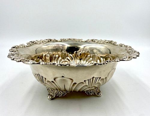 Bailey Banks and Biddle Sterling Footed Bowl