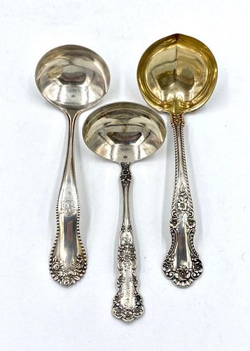 Three Gorham Sterling Silver Ladles