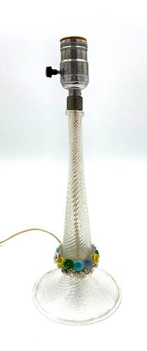 Venetian Glass Boudoir Lamp