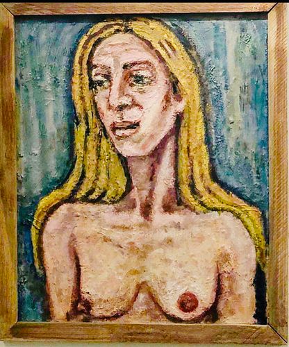 "Woman Waiting" oil by Actor Xander Berkeley