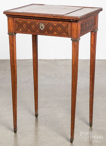 Italian marquetry inlaid dressing table