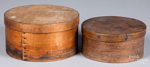 Two bentwood pantry boxes, 19th c.