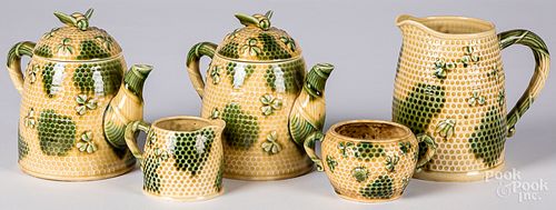 Beehive porcelain tea service