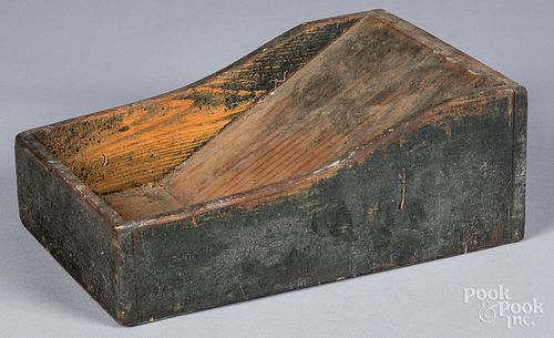 Pennsylvania painted pine scrub box, 19th c.
