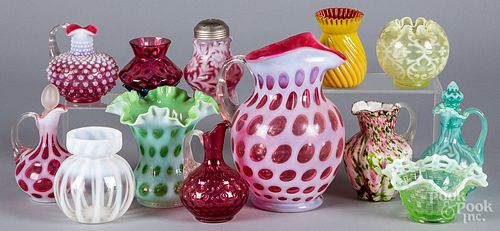 Large group of Victorian glass, 19th c.