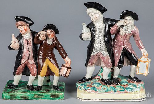Two pearlware figures, early 19th c.