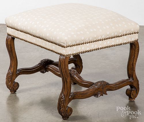 French Provincial foot stool, 19th c.
