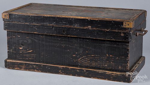 Child's painted wood tool chest, ca. 1900
