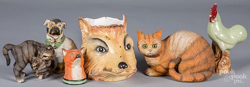 Group of miscellaneous porcelain, 19th and 20th c.