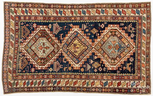 Shirvan carpet, ca. 1910, 6' x 3'8".