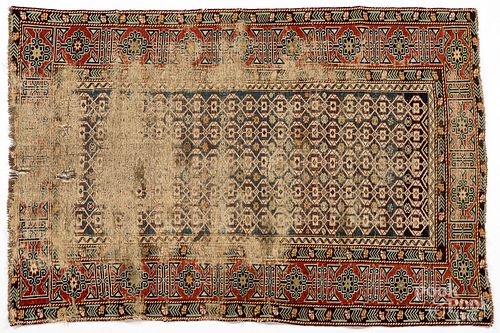 Shirvan carpet, ca. 1900, 5'2" x 3'6".