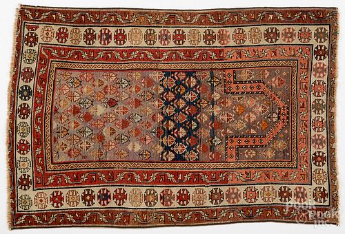 Hamadan prayer rug, early 20th c., 4'9" x 3'1".