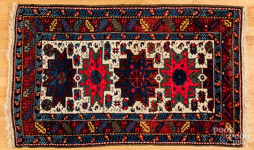 Shirvan carpet, ca. 1940, 5'2" x 3'2".