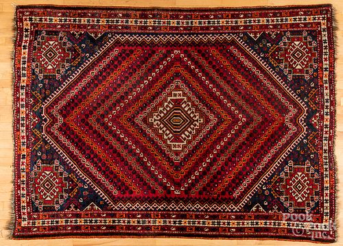 Semi antique oriental carpet, 8' x 5'8".