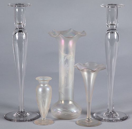 Group of miscellaneous glass