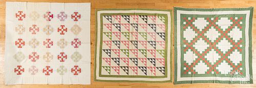 Three Pennsylvania patchwork quilts