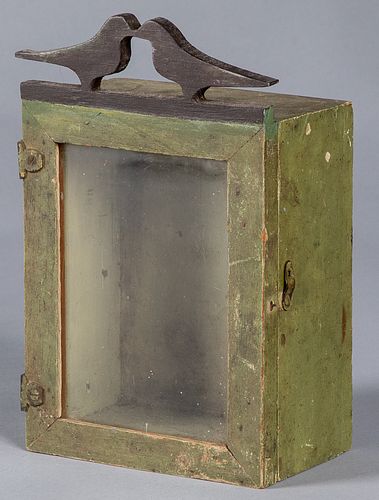 Small painted cupboard, 19th c.