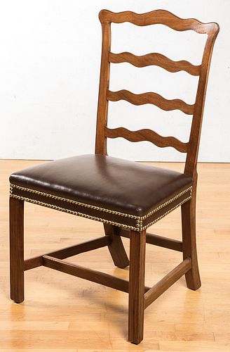 New England Chippendale mahogany dining chair