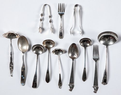 Sterling silver flatware and serving utensils