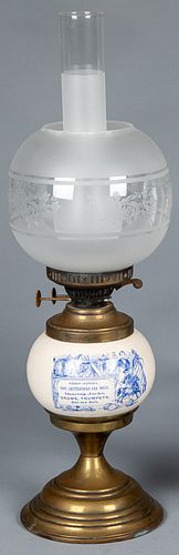 Advertising fluid lamp, ca. 1900