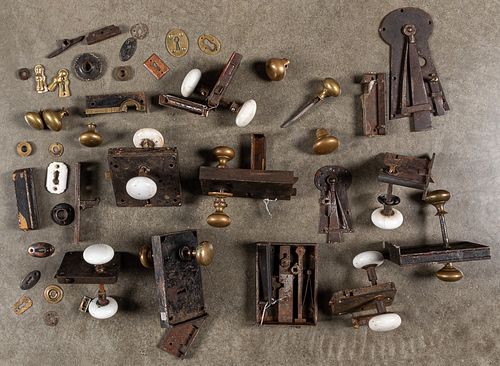 Group of door locks, 19th and 20th c.