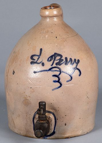 New York stoneware water jug, 19th c.