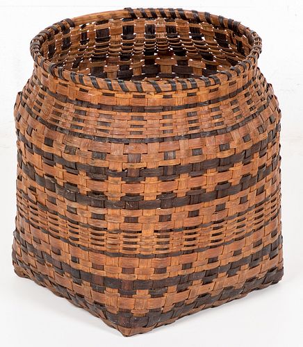 Cherokee basket, 12" h.
