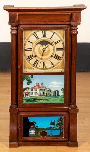 Birge, Mallory & Co. Empire mantel clock