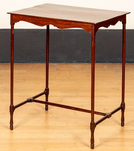 George II style mahogany end table, late 19th c.