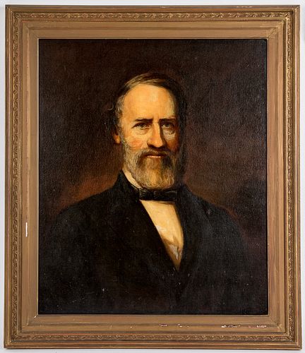 Pair of Pennsylvania oil on canvas portraits