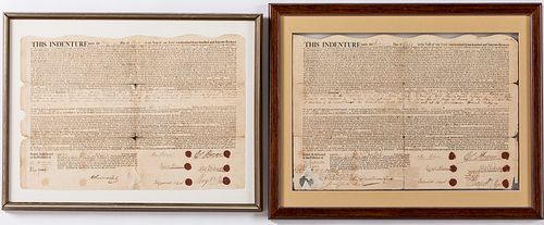 Lancaster County, PA hand inscribed indentures