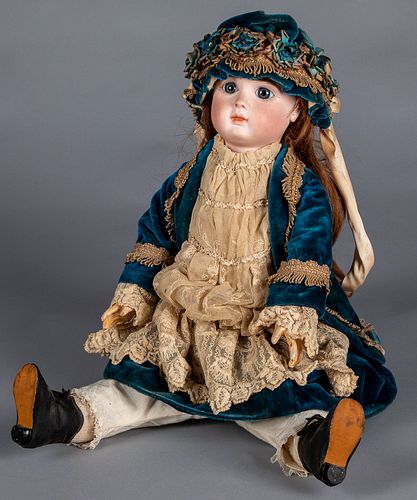 French Steiner bisque head bebe doll