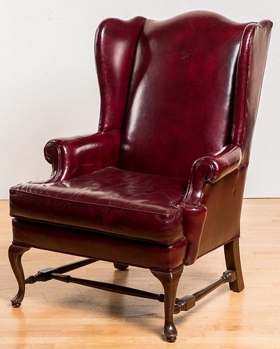 Queen Anne style wing chair