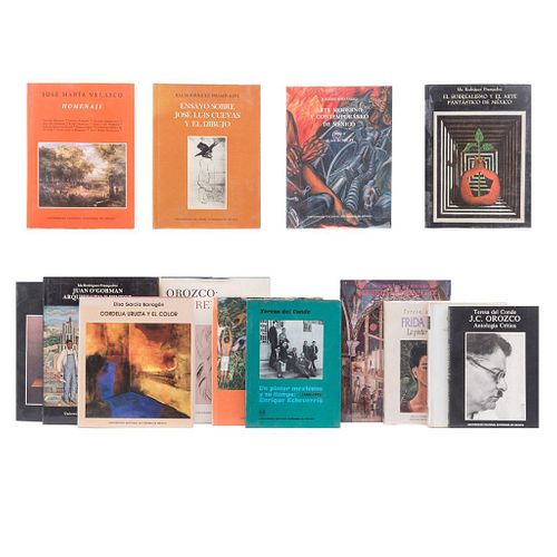 Libros sobre Arte de México. Títulos: Juan O´Gorman Arquitecto y Pintor / Cordelia Urueta y el Color / Orozco: Una relectura.Pzs: 15.