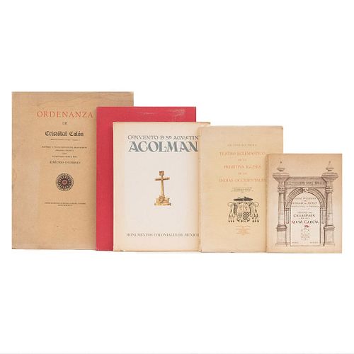 Libros de CONDUMEX / Convento de San Agustin Acolman. Catálogo del Cedulario de la Nueva Galicia. Piezas: 5.