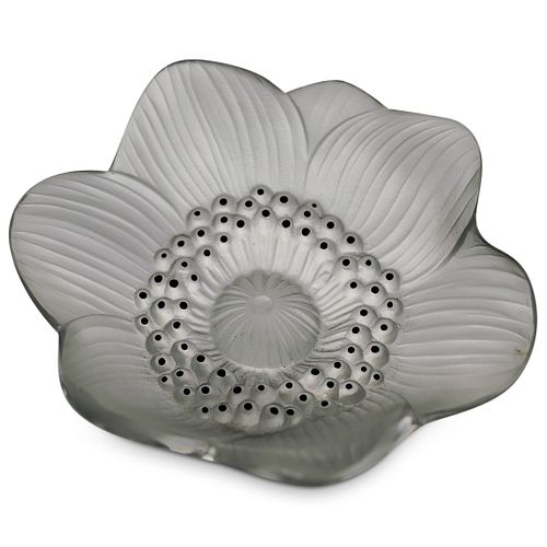 Lalique "Anemone" Crystal Flower