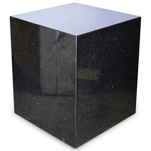 Polished Granite Cube Base