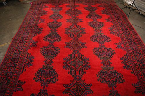 HAND KNOTTED PAKISTAN AUBUSSON RUG